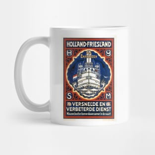 Vintage Travel Poster The Netherlands Holland Friesland Mug